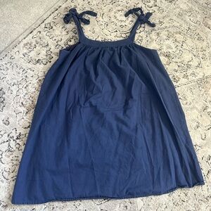 Lulus Navy Blue Dress with tie straps